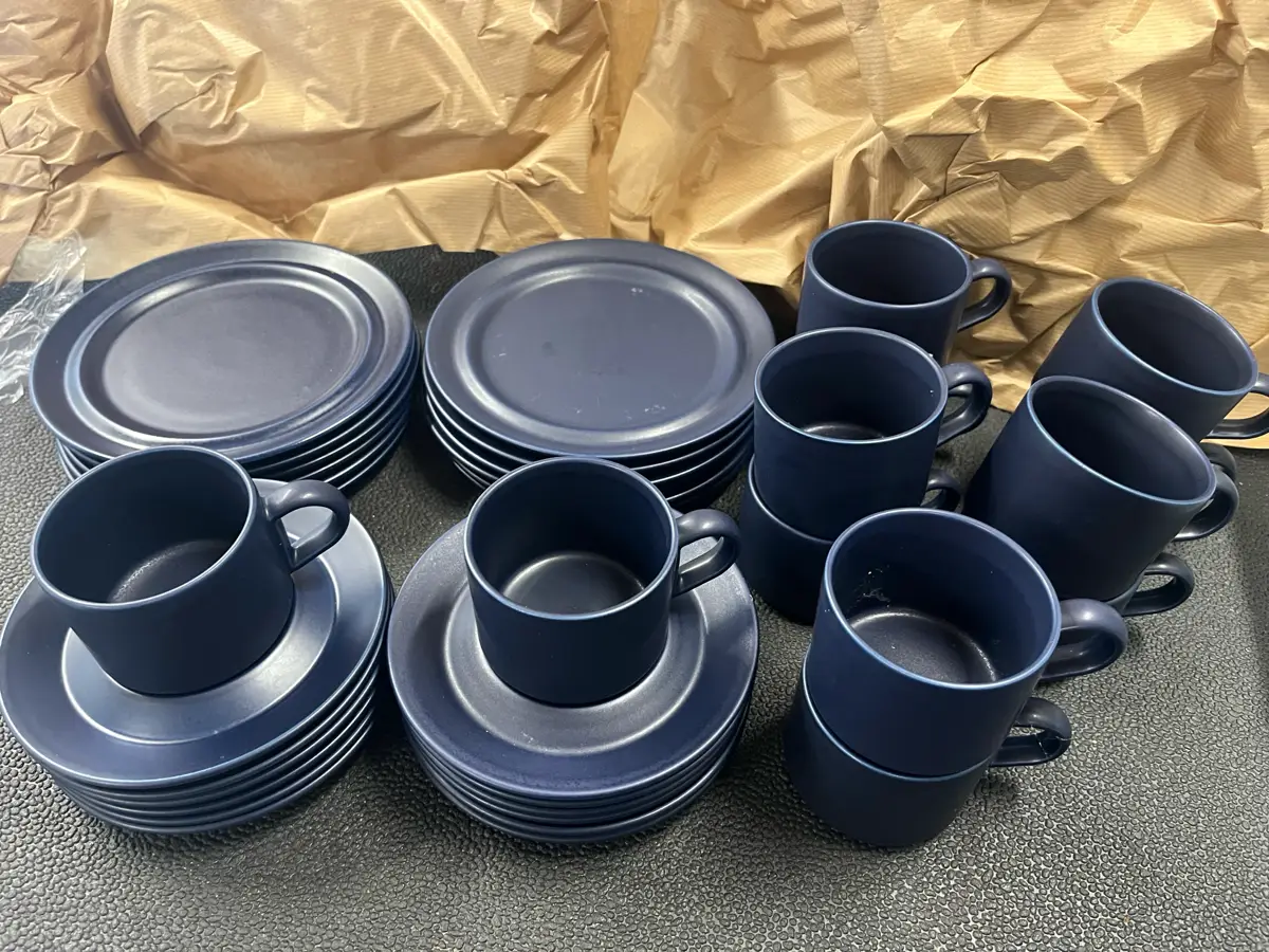 ARABIA Finland Keramik kaffekopper og tallerk