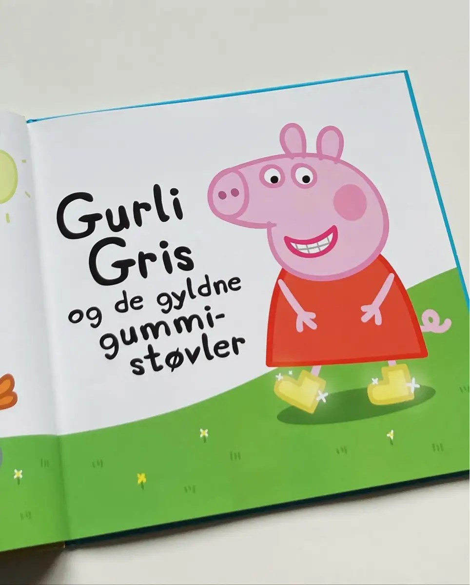 Gurli Gris og de gyldne gummistøvler Bøger