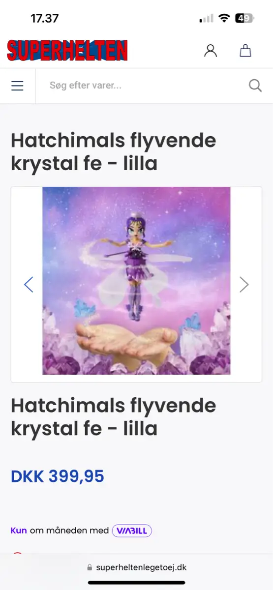 Hatchimals Flyvende fe - lilla