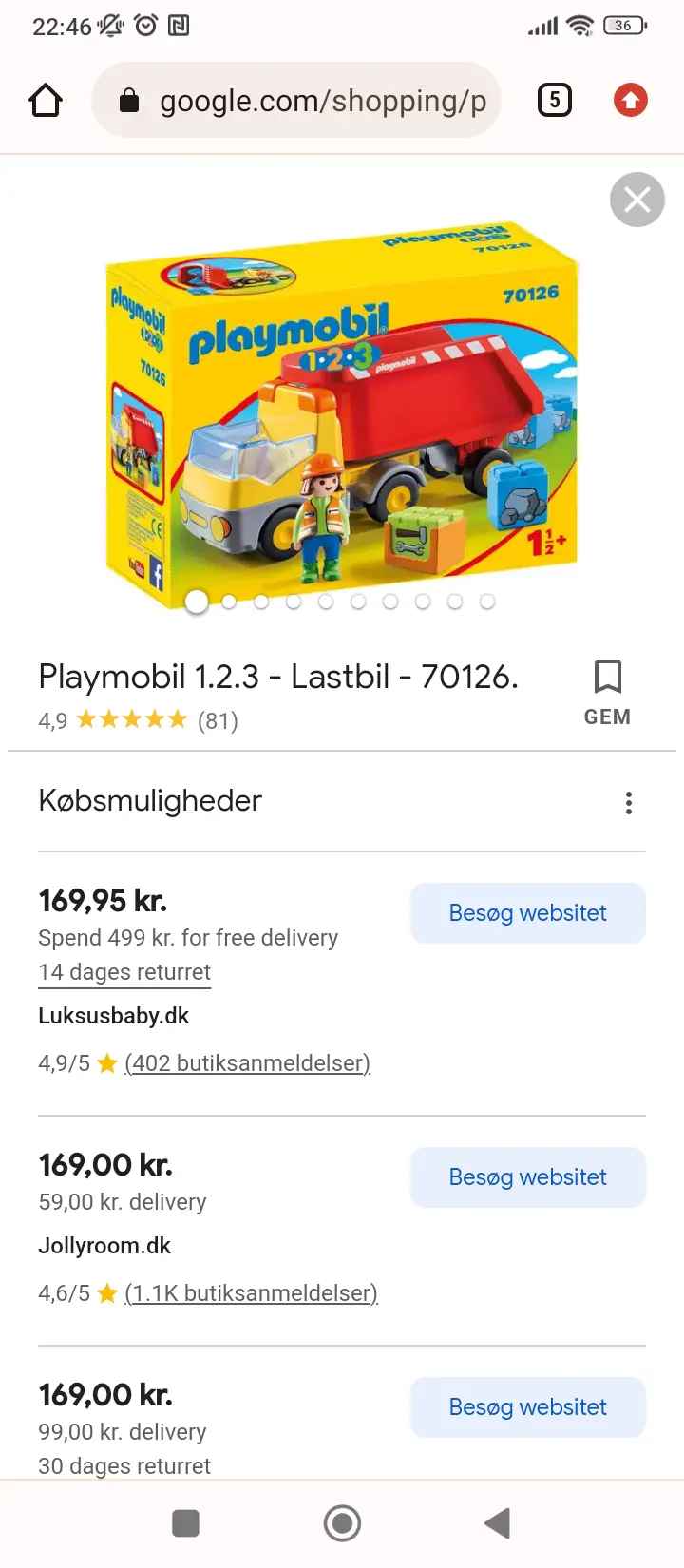 Playmobil Lastbil