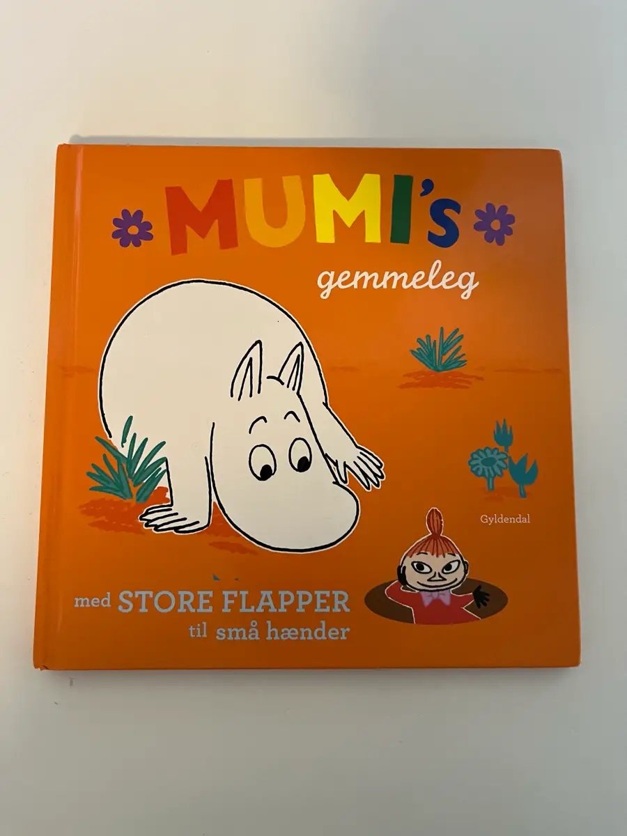 Mumi's gemmeleg Bog med store flapper