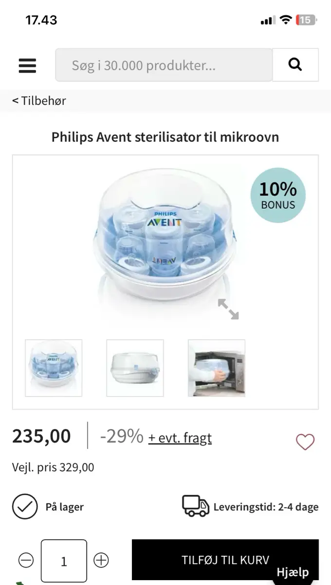 Philips AVENT Ny Sterilisator