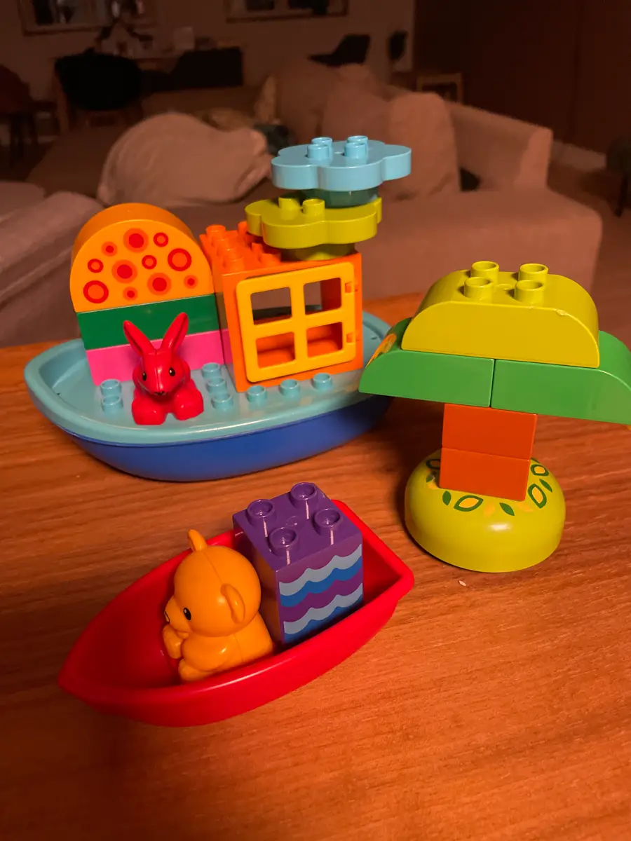 LEGO Duplo Toddler build and boat fun