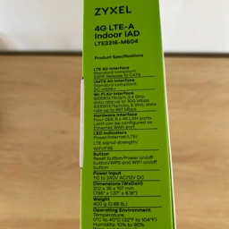 Zyxel 4G modem