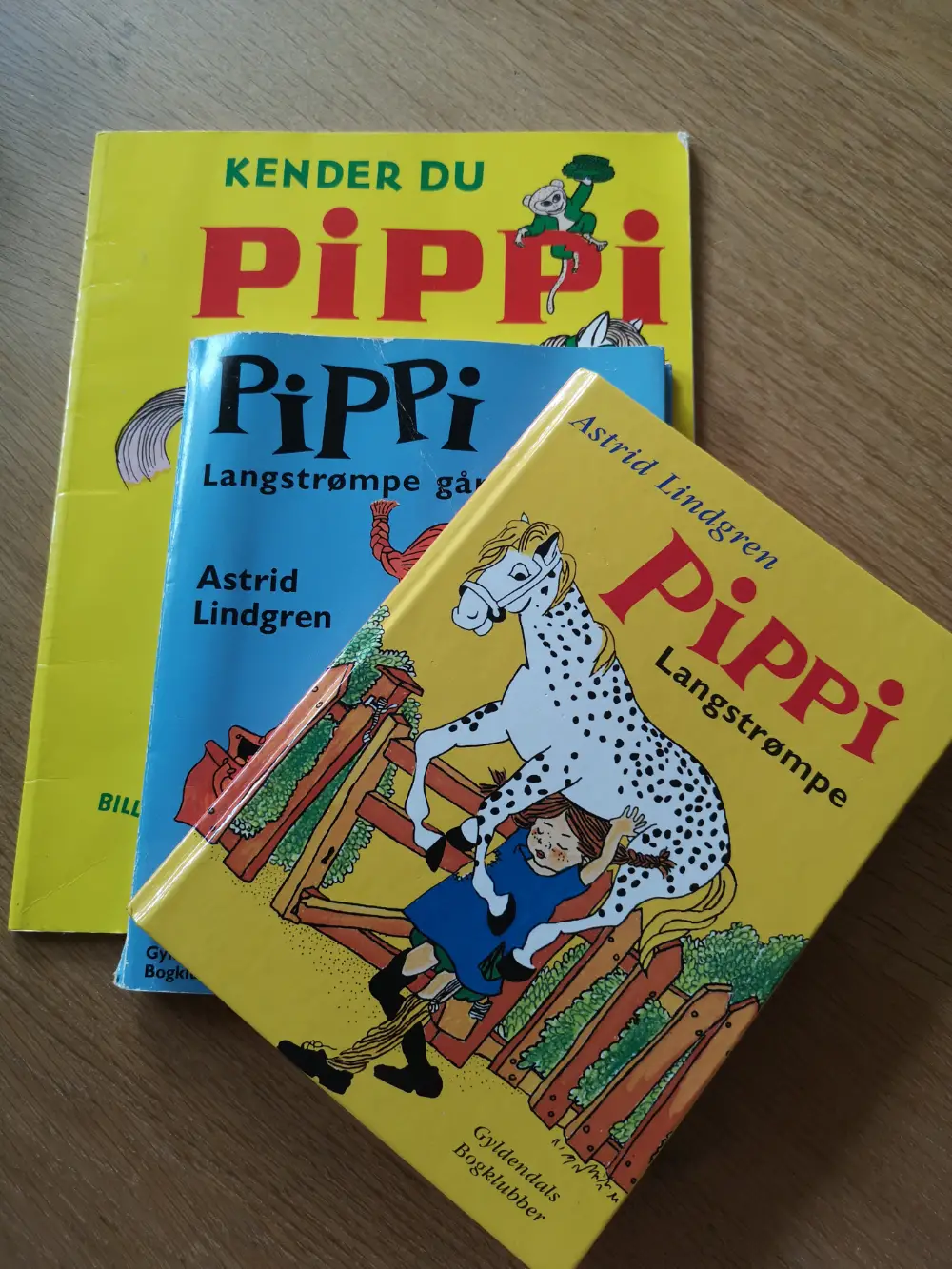 Pippi Langstrømpe 3 bøger