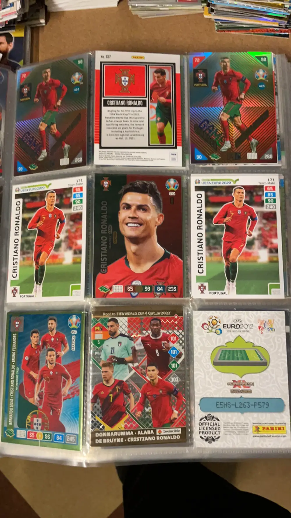 Panini Ronaldo Fodboldkort