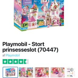 Playmobil Prinsesse Slot + karet+extras