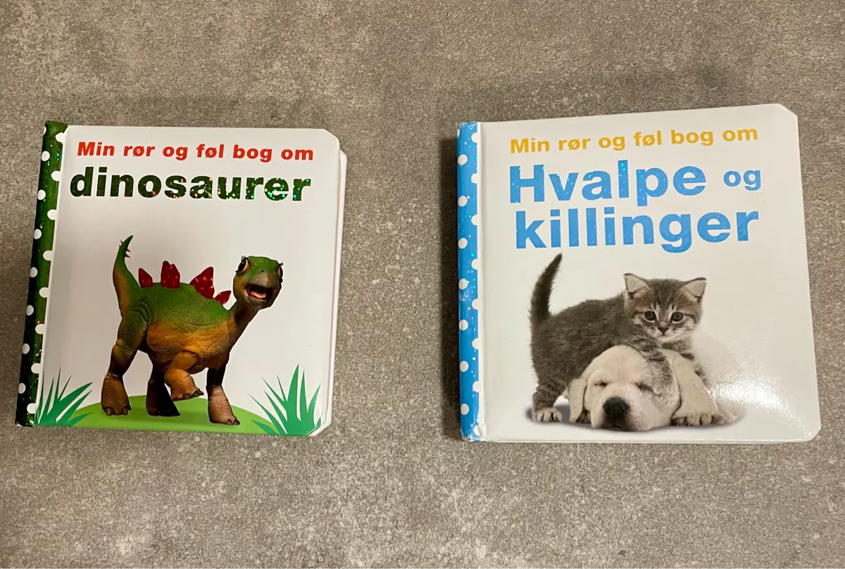 Rør og føl bog Børnebøger Sansebog Følebog