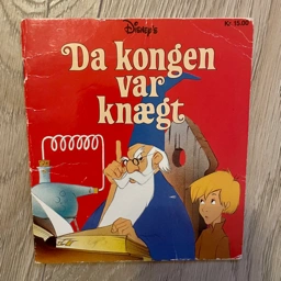 Da kongen var knægt Vintage Disney bog