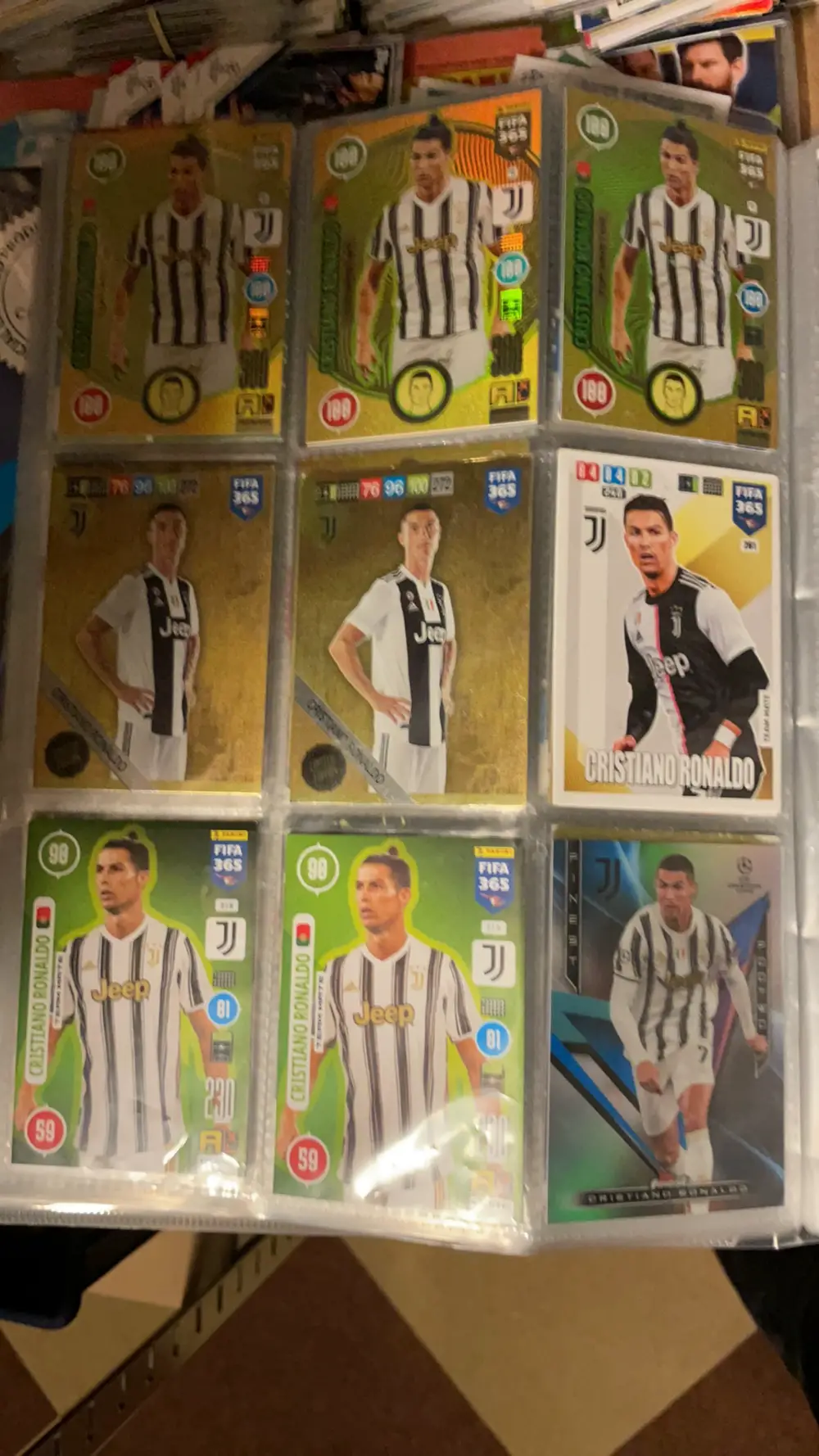 Panini Ronaldo Fodboldkort