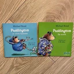 Paddington er alene hjemme og får travlt Michael Bond Paddington bøger