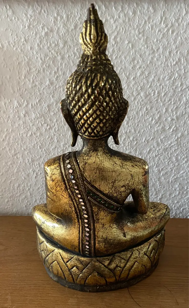 Vintage Thailandsk Buddha figur