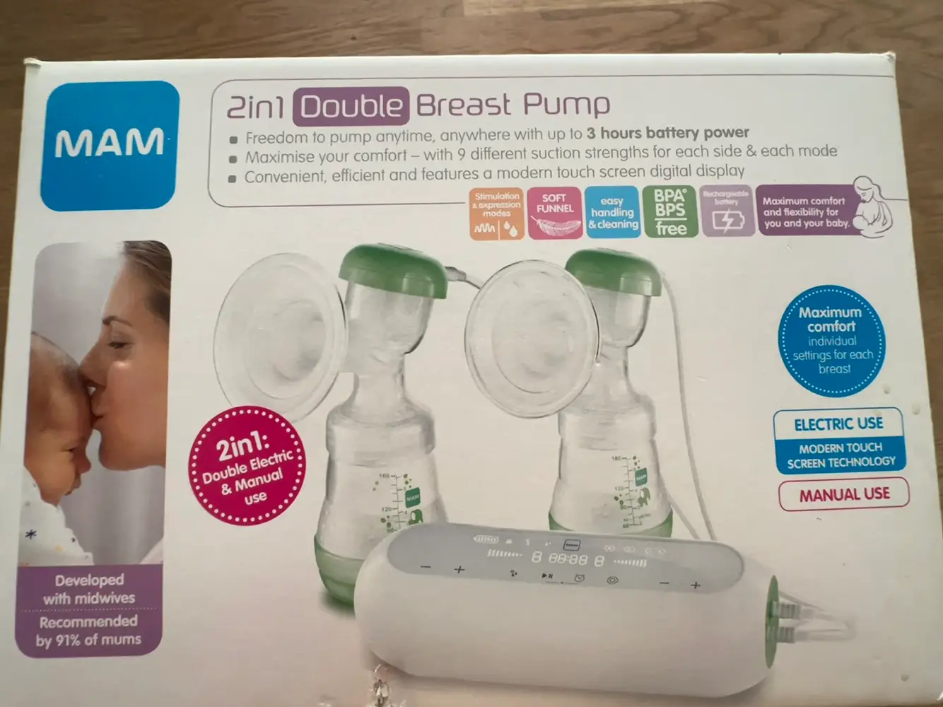 MAM 2in1 double breastpump