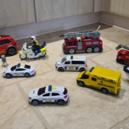 Dickie Toys Brandbil politibil ambulance