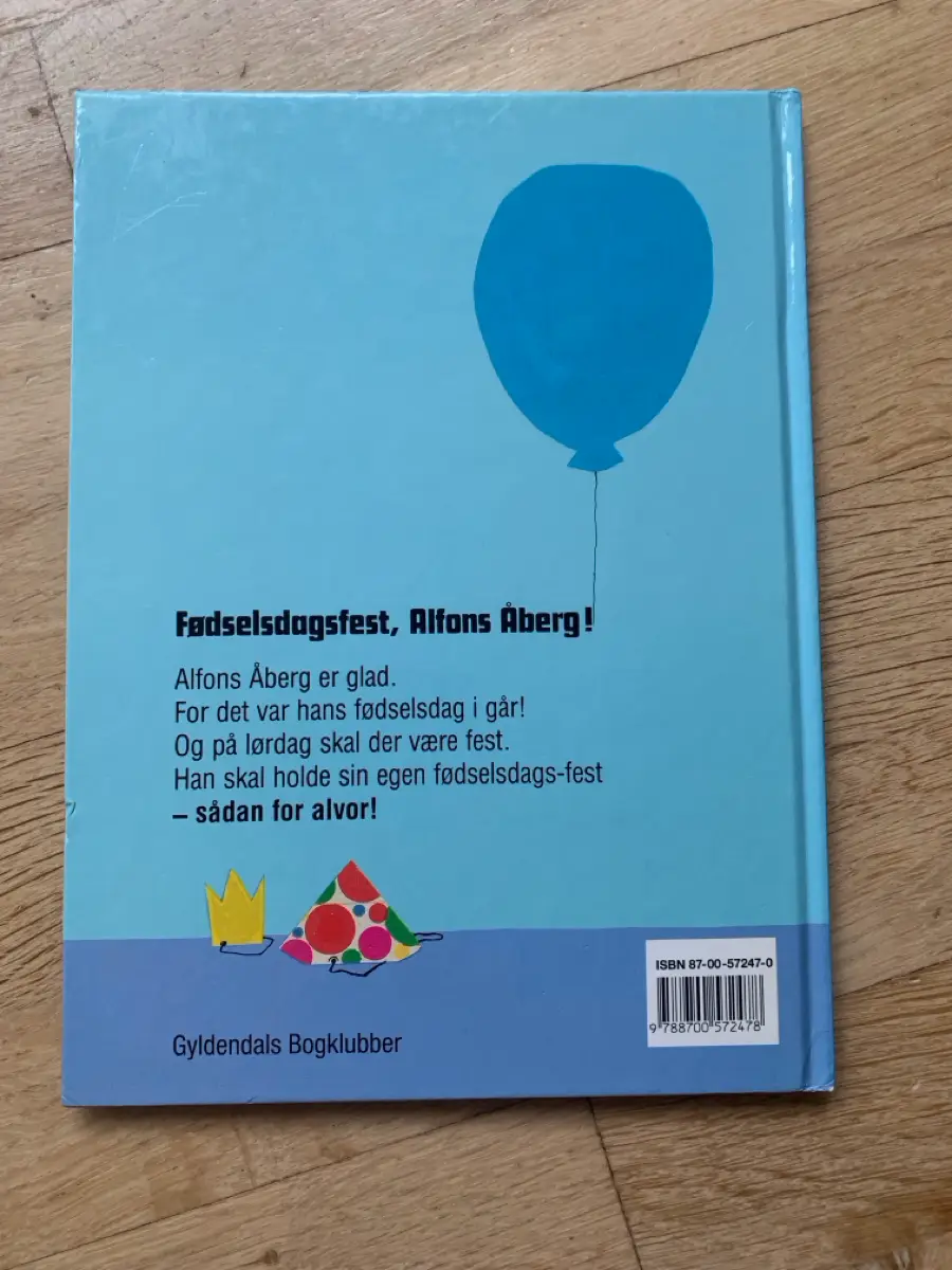 Fødselsdagsfest Alfons Åberg! Bog