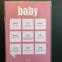 Dialægt baby Plakat