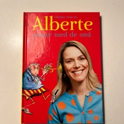 Alberte synger med de små Bog