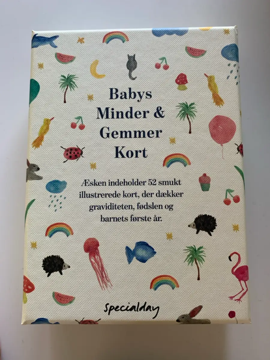 Babys minder og gemmer Kort