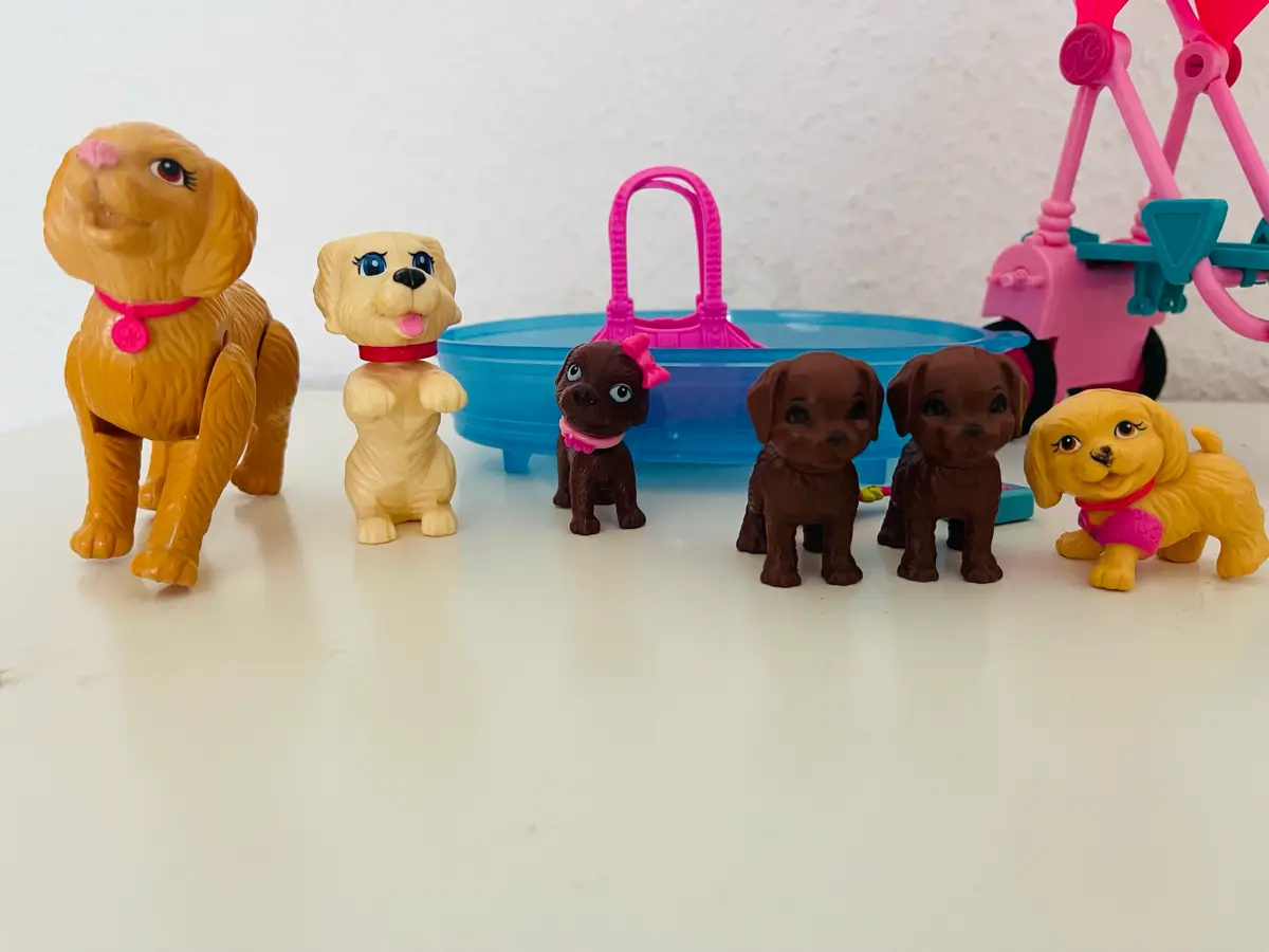 Barbie Klapvogn og hunde