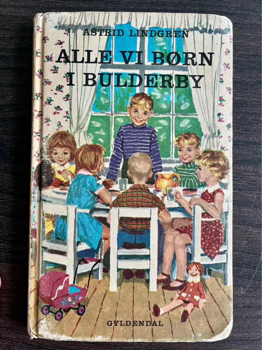 Alle vi børn i Bulderby Astrid Lindgren Bog klassiker vintage bog