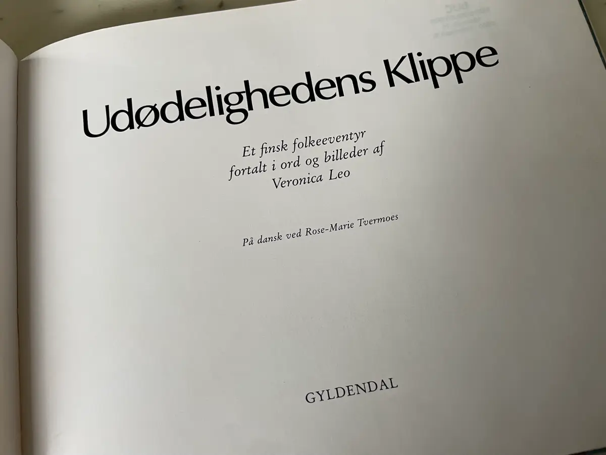 Udødelighedens klippe Bog bøger