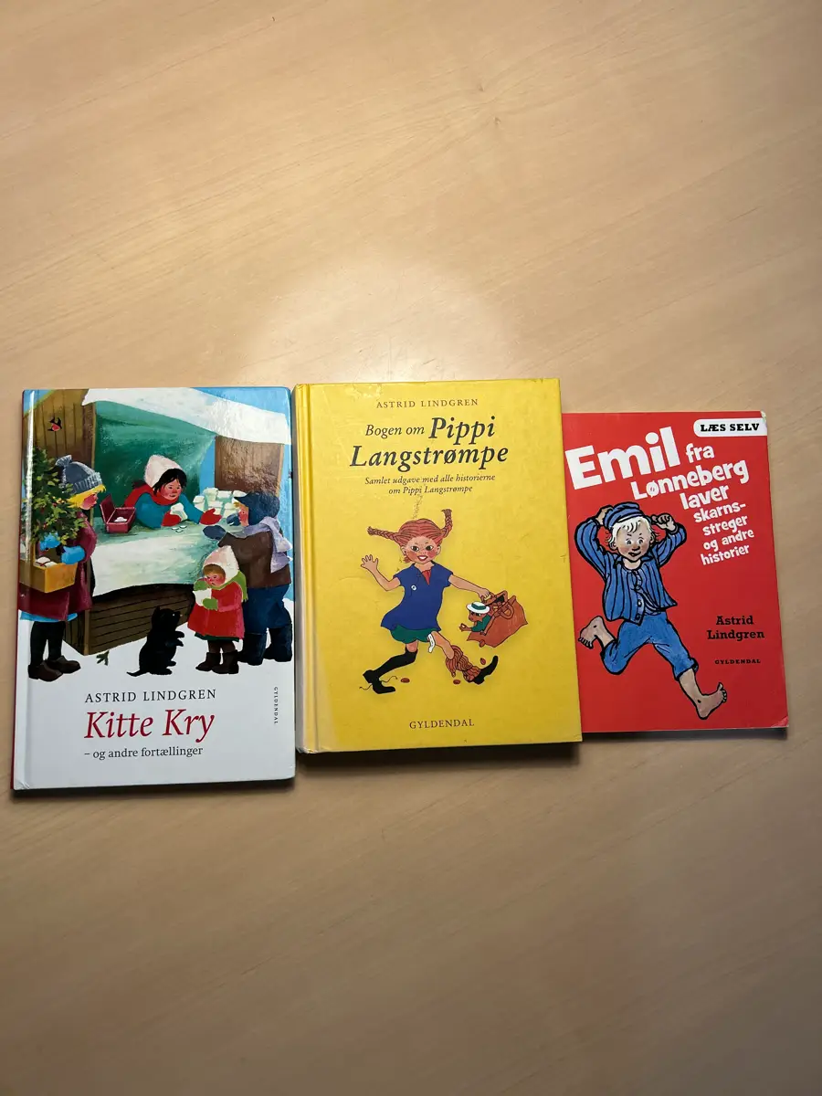 Pippi Emil Kitty Kry Astrid Lindgren