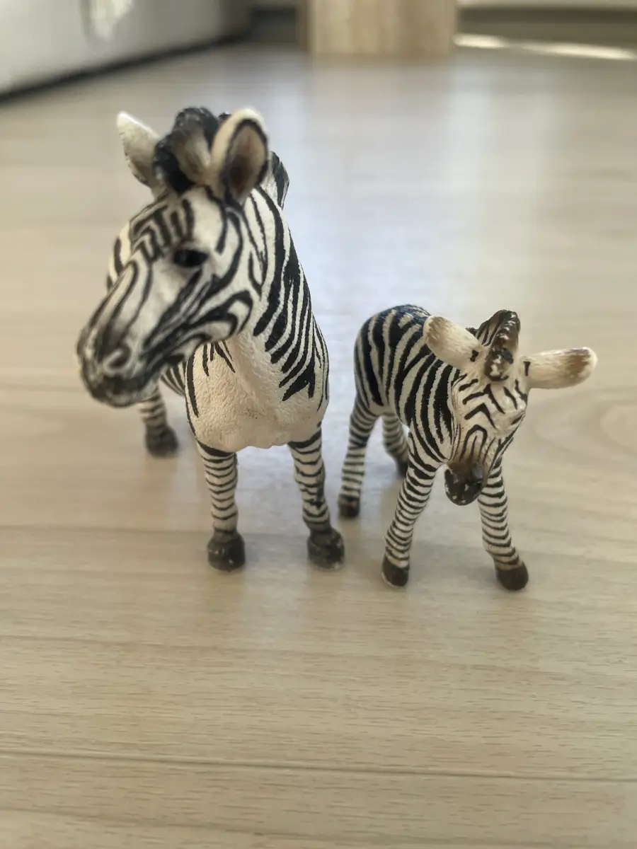 Schleich Zebra og zebra føl