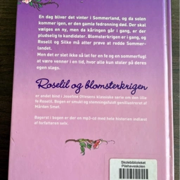 Feen Roselil og blomsterkrigen bog m CD Josefine Ottesen læs højt bog