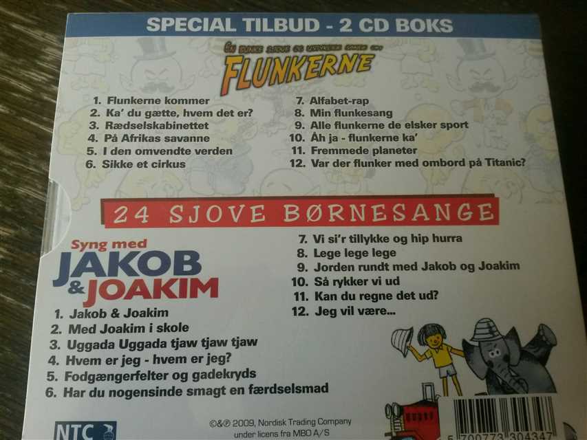 FlungerneJakob Joakim CD 24 sjove børnesange