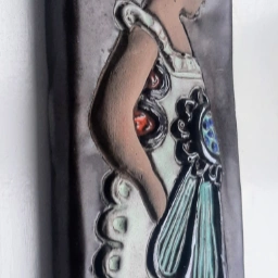Elbogen Retro keramik relief