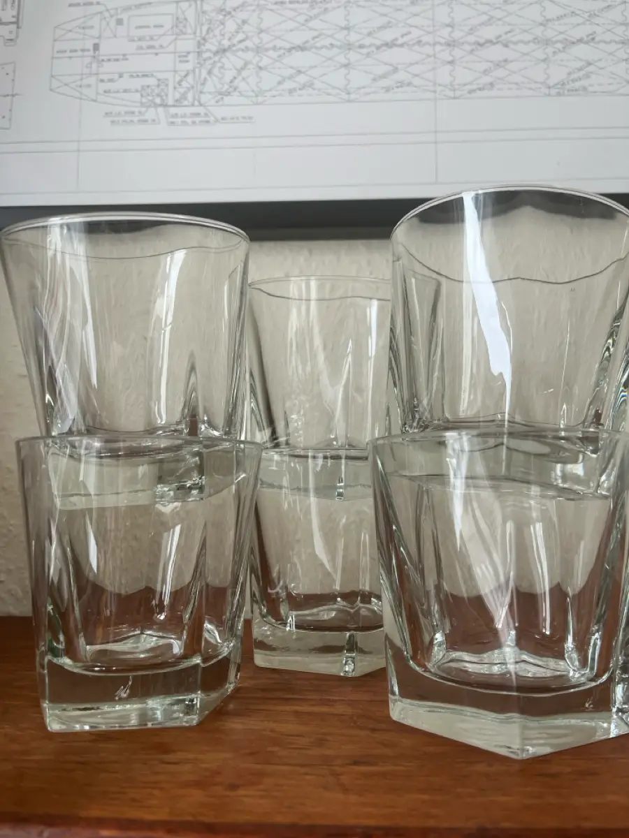 Ukendt 6 stk drinksglas