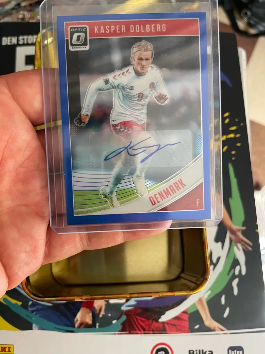 Panini Dolberg autograf Fodboldkort