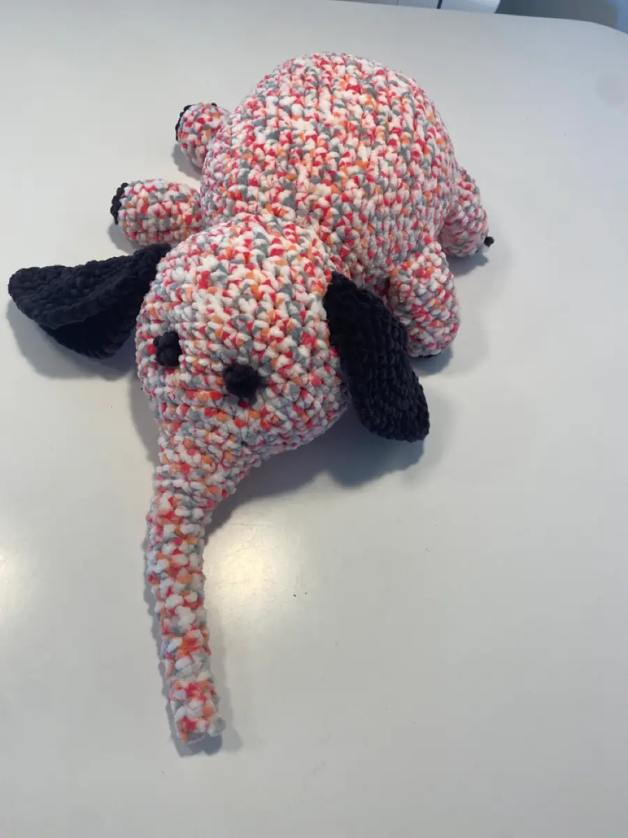 Hjemmelavet Snuggle elefant bamse