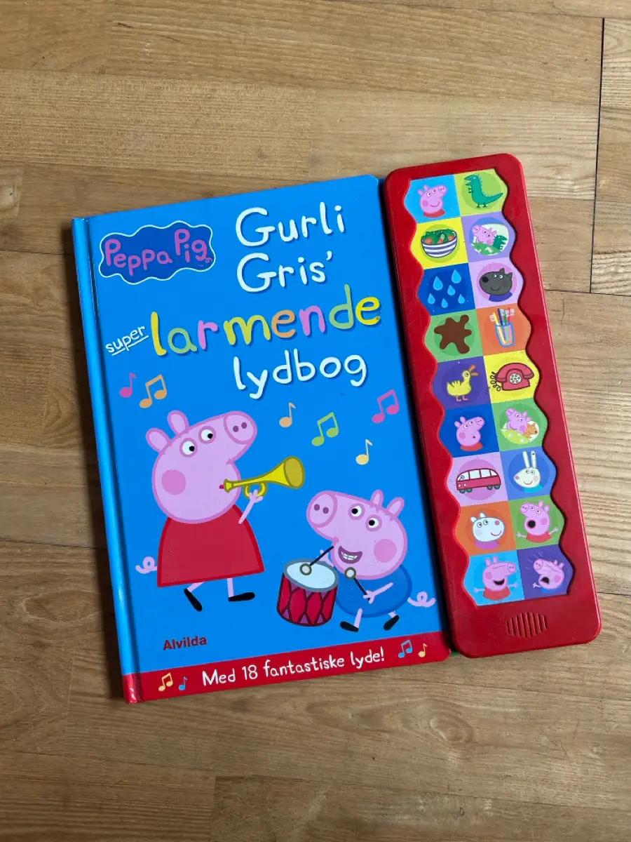 Gurli Gris' larmende lydbog Bog med lyd