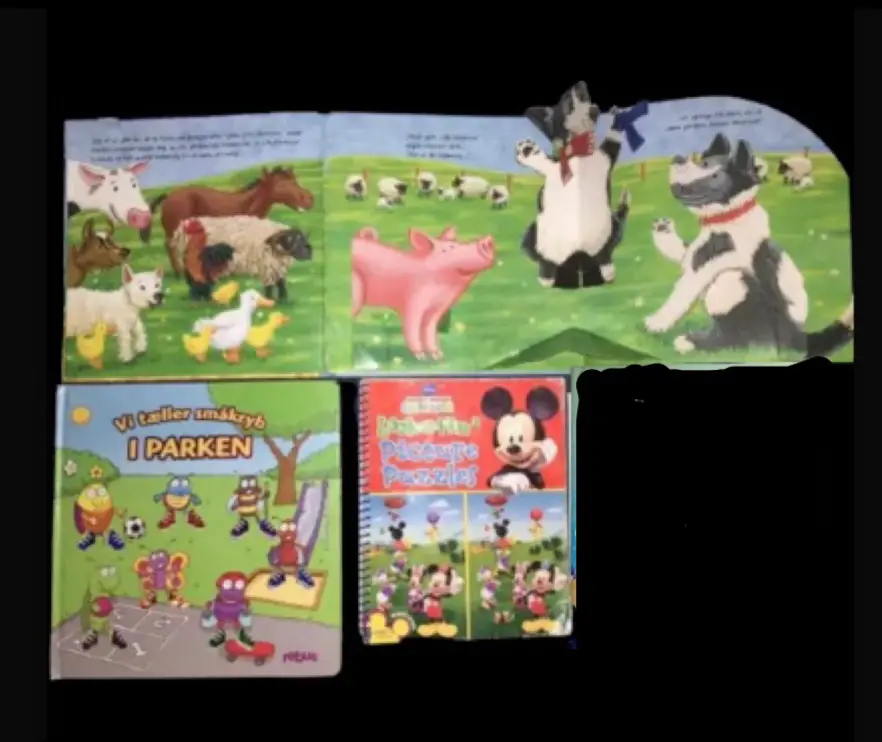 Børnebøger bøger bog Tælle pop up find Disney