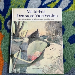 Malte-Pøs i Den store Vide Verden Bog