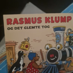 Rasmus klump og det glemte tog Bog