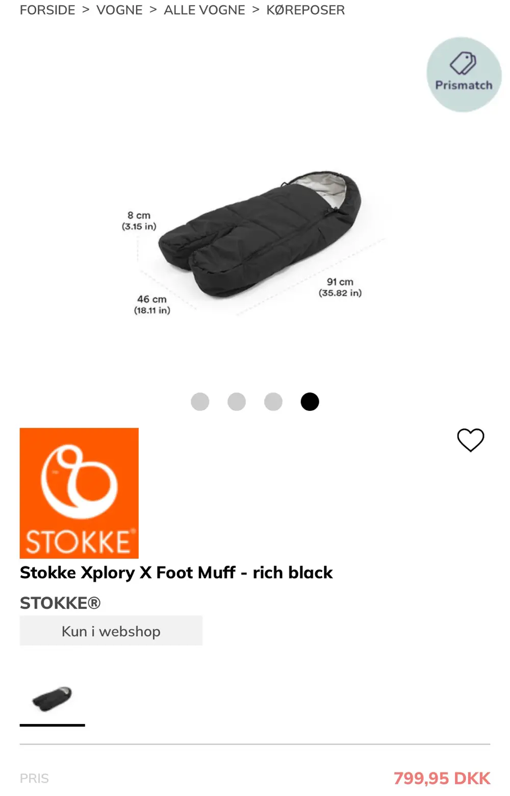 Stokke Foot muff / kørepose