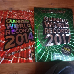 guiness world records Bøger