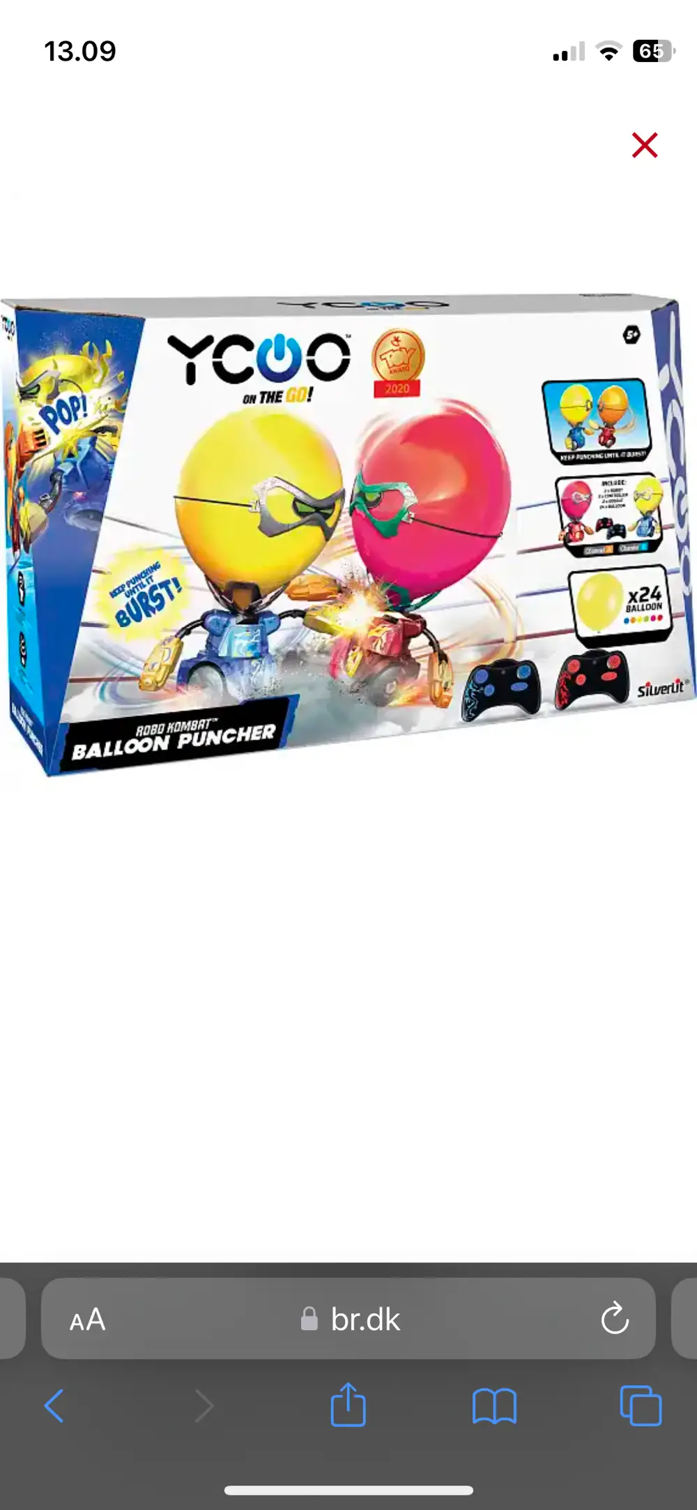 Ukendt Robo Kombat Ballon