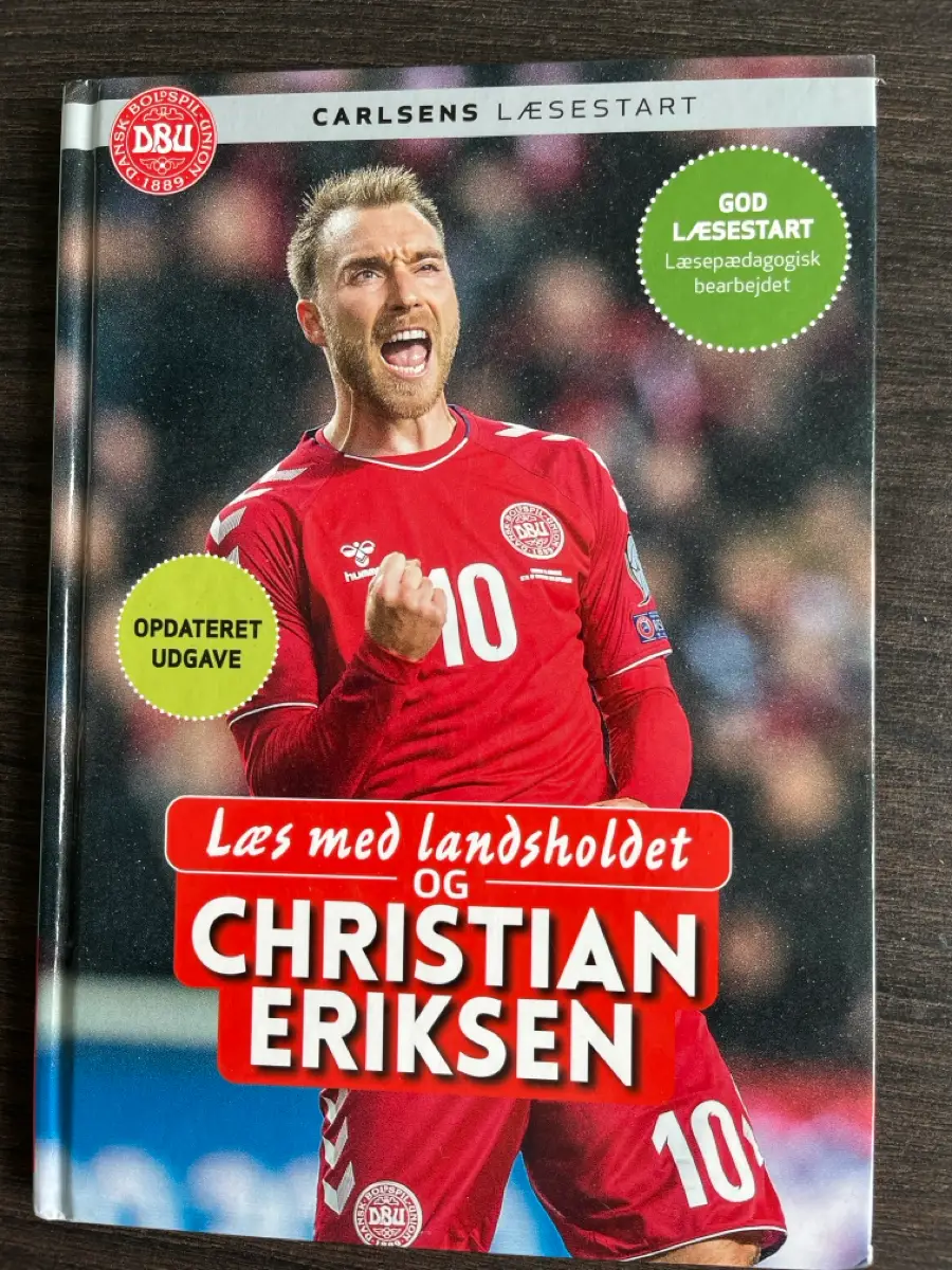 Carlsens Læsestart Læs med Landsholdet Christian Eriksen læs om fodbo