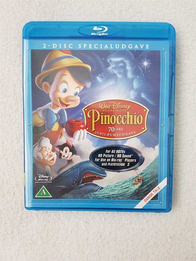 Pinocchio Blu-ray + dvd