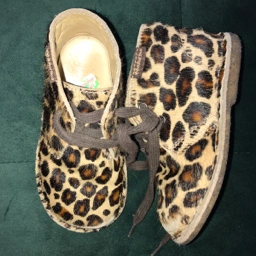 23 leopard pels sko beige Brun sort