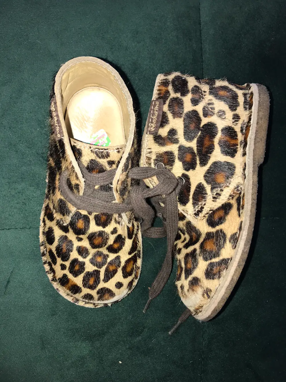 23 leopard pels sko beige Brun sort