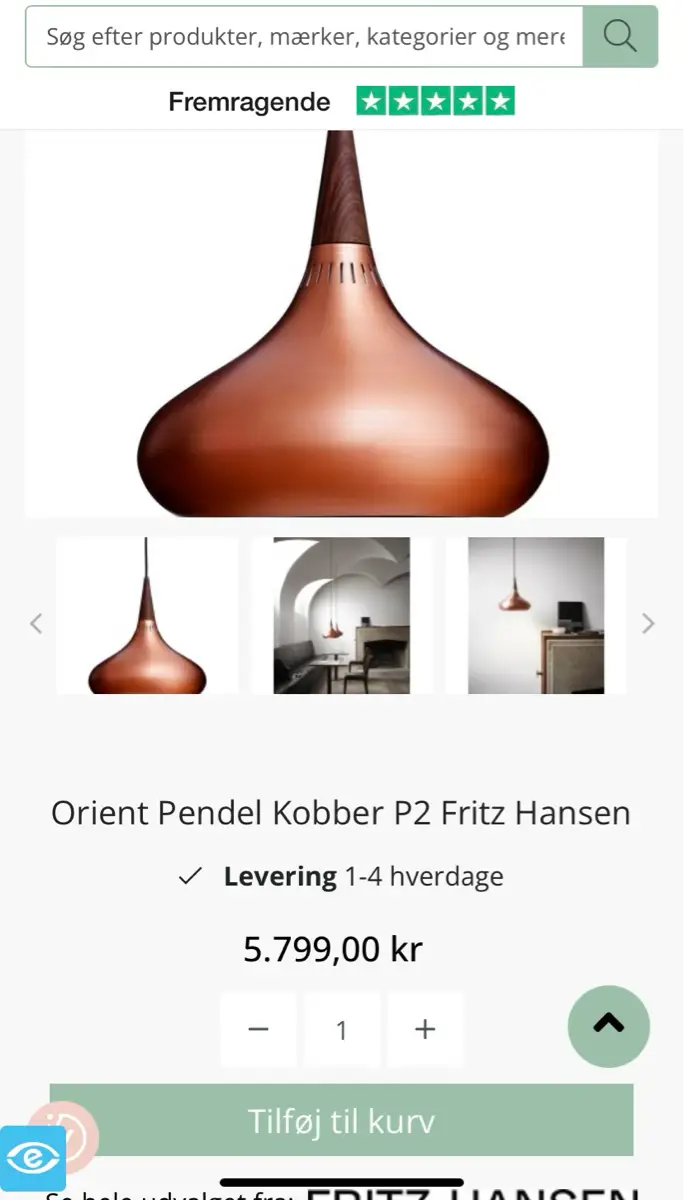 Fritz Hansen Lamper