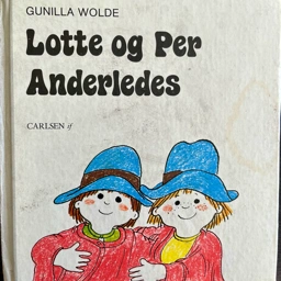 Lotte og Per anderledes billedbog Gunilla Wolde læs højt bog