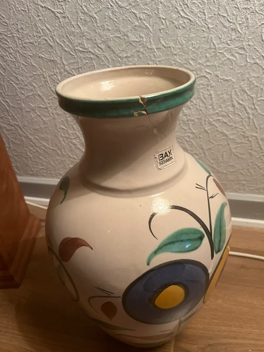 Stor vase Fra west Germany