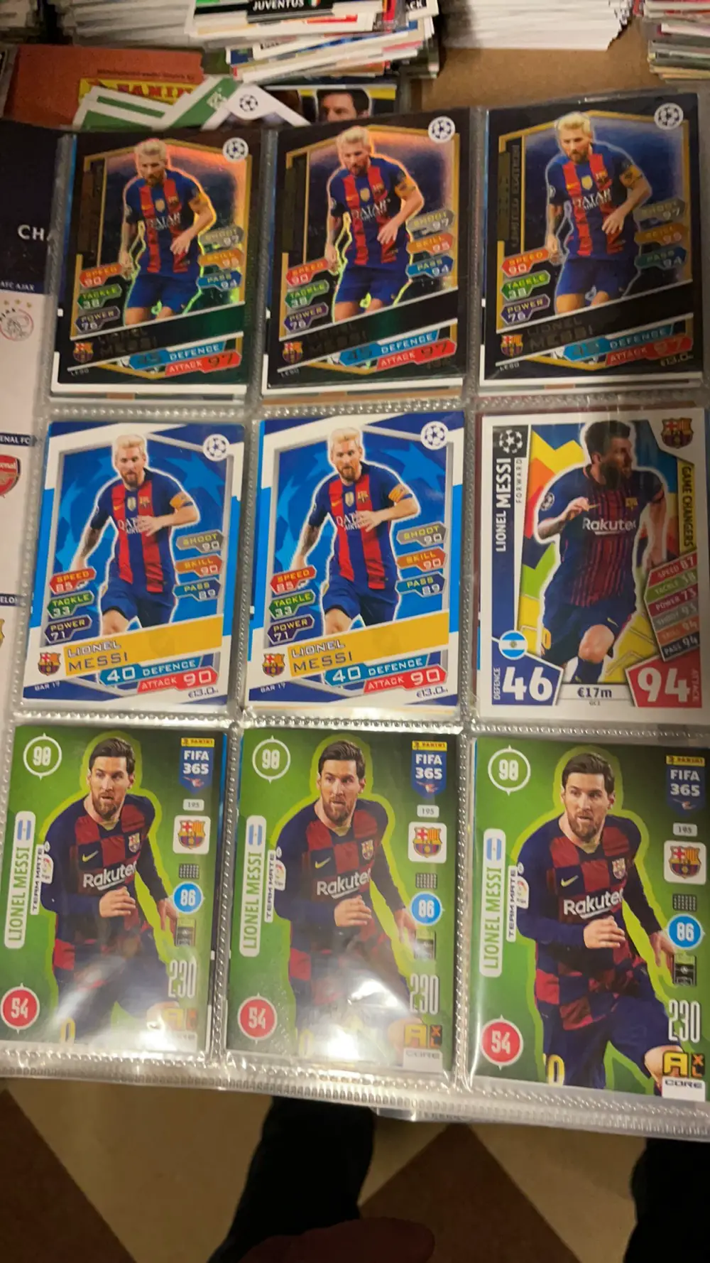 Panini Messi Fodboldkort