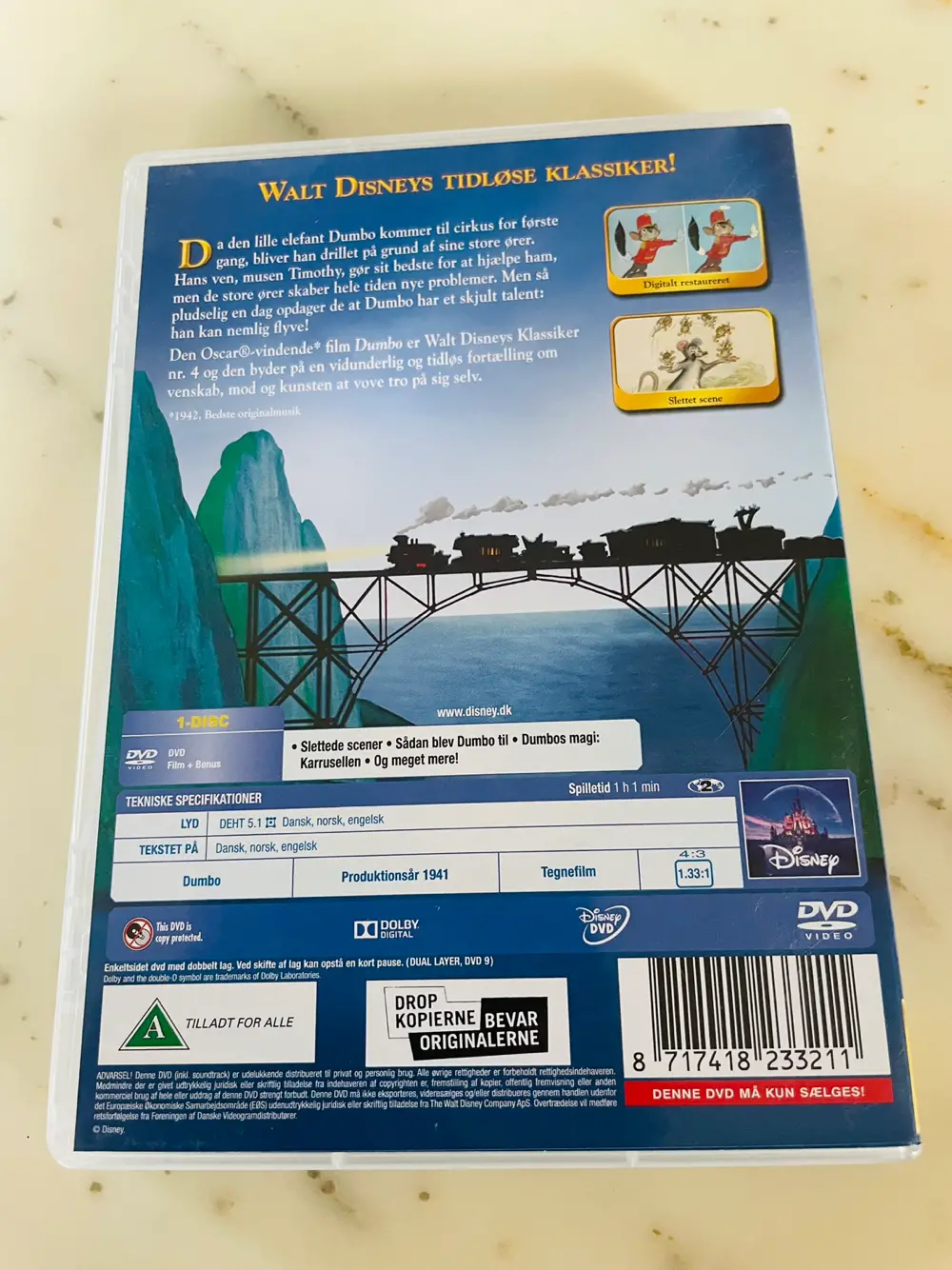 Disney  Dumbo Dvd film