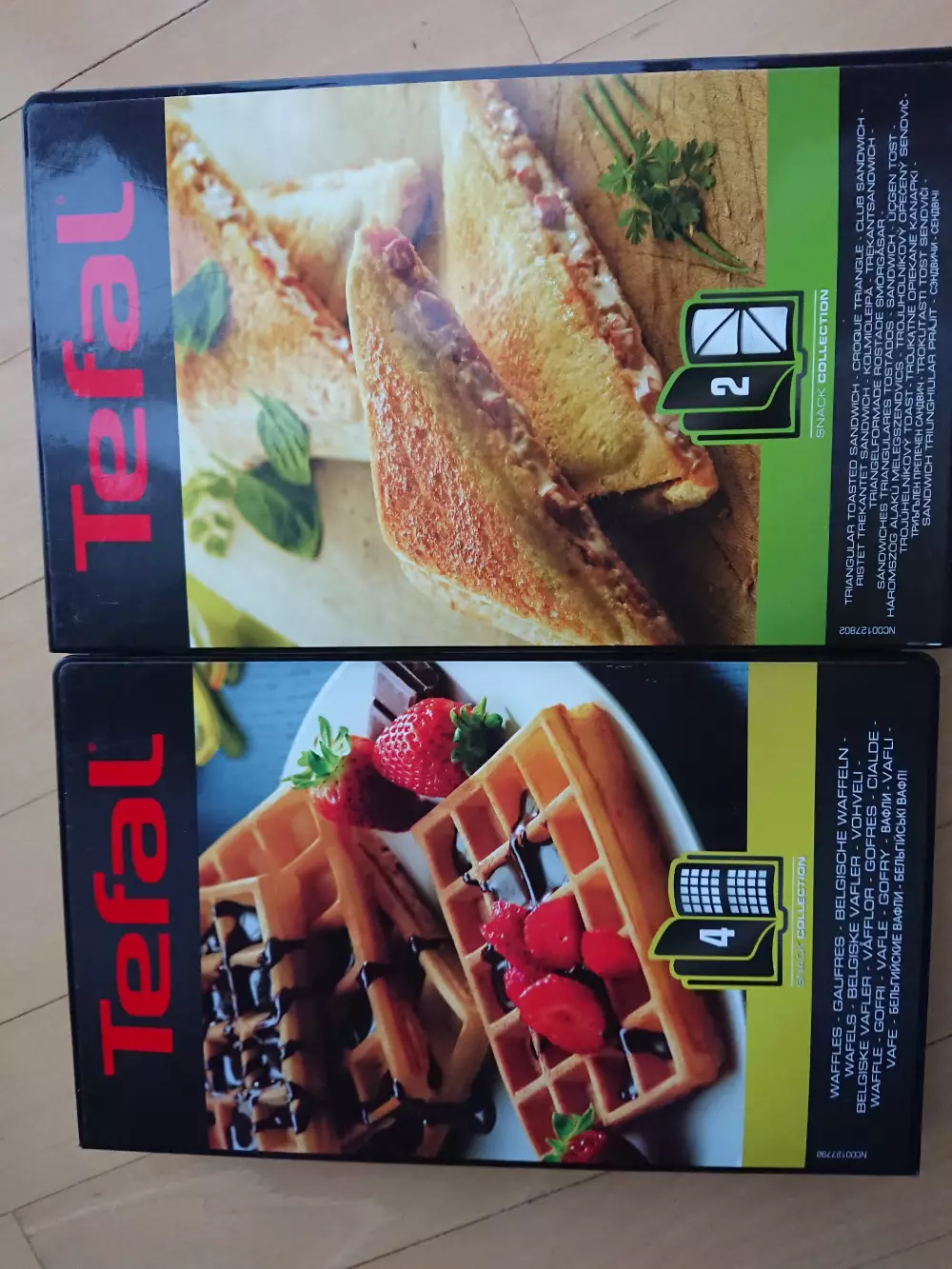 Tefal snack collection Plader nr 4 og 2